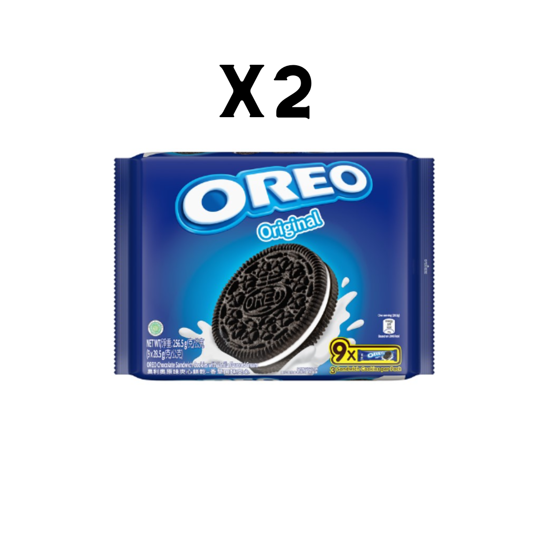 Oreo Small Normal Packet Oreo Vanilla Mini Packs 27.6G × 9s Pack of 2 – CW EMART SDN BHD
